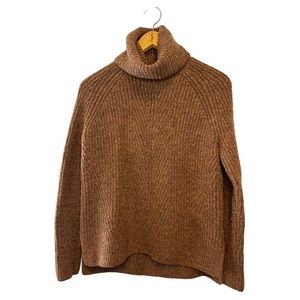 Madewell Mercer Turtleneck Sweater in Coziest Yarn—Size XS